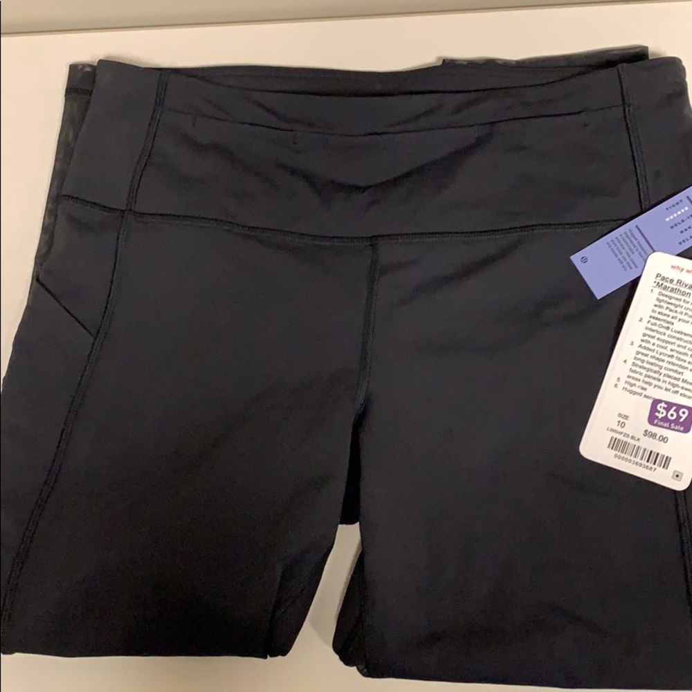 Lululemon Pace Revival Crop *Marathon, size 10